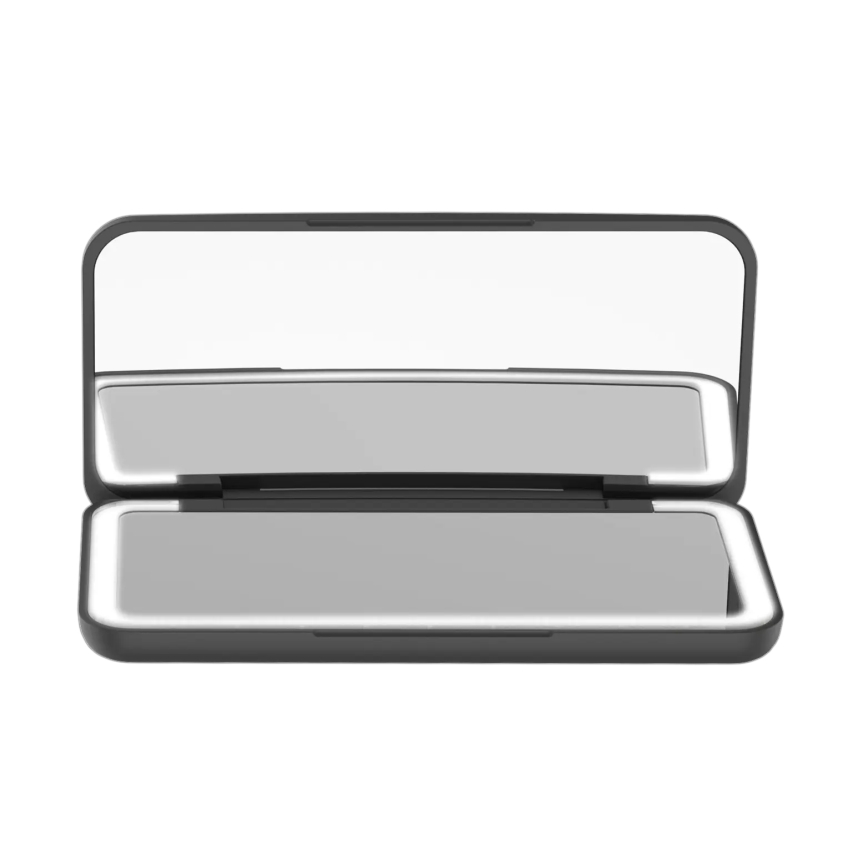 Concept KZ2020 - LED Kabatas kosmētiskais spogulis PERFECT SKIN LED/1,5W/5V 4500-5500K 300 mAh melns