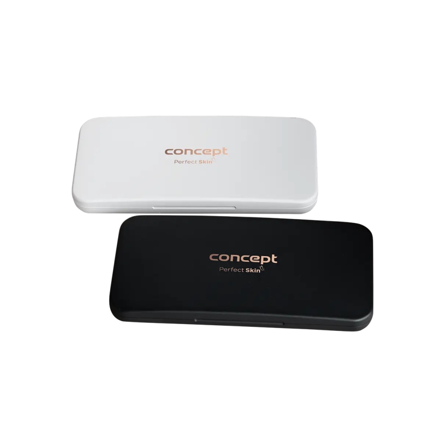 Concept KZ2020 - LED Kabatas kosmētiskais spogulis PERFECT SKIN LED/1,5W/5V 4500-5500K 300 mAh melns