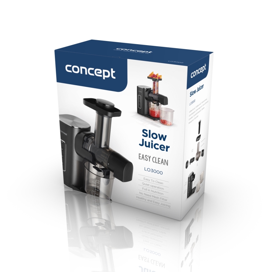 Concept LO3000 - Šnekveida sulu spiede EASY CLEAN 150W/230V