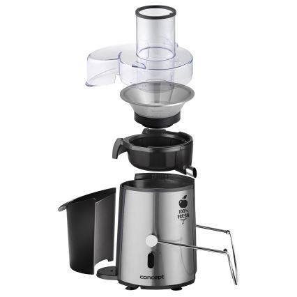 Concept LO7026 - Centrbēdzes sulu spiede 1000W/230V melna/nerūsējošs tērauds