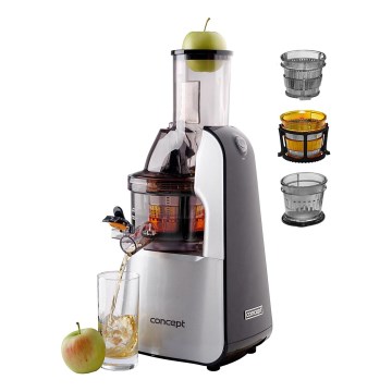 Concept LO7065 - Spirālveida lēnā sulu spiede 3 vienā 240W/230V pelēka