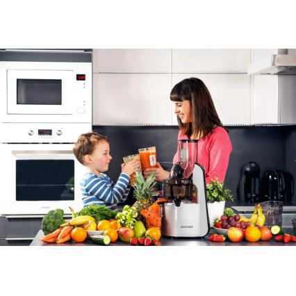 Concept LO7065 - Spirālveida lēnā sulu spiede 3 vienā 240W/230V pelēka
