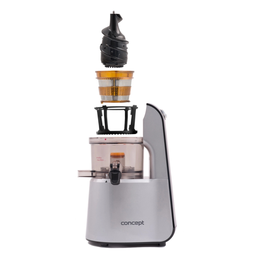 Concept LO7065 - Spirālveida lēnā sulu spiede 3 vienā 240W/230V pelēka