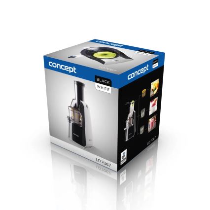 Concept LO7067 - Skrūvveida sulas spiede 3 vienā 240W/230V melna