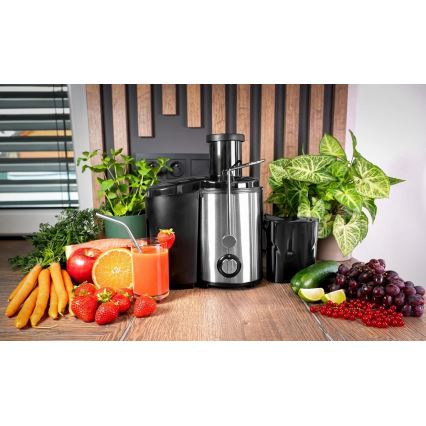 Concept LO7095 - centrifūgas sulu spiede 1000W/230V melna/nerūsējošā tērauda