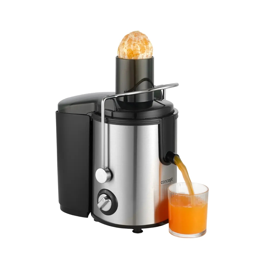 Concept LO7095 - centrifūgas sulu spiede 1000W/230V melna/nerūsējošā tērauda