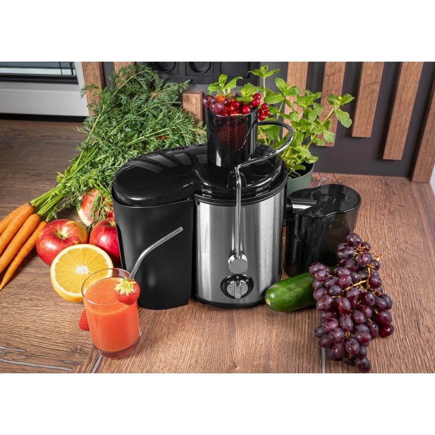 Concept LO7095 - Centrifūgas sulu spiede 1000W/230V melna/nerūsējošais tērauds