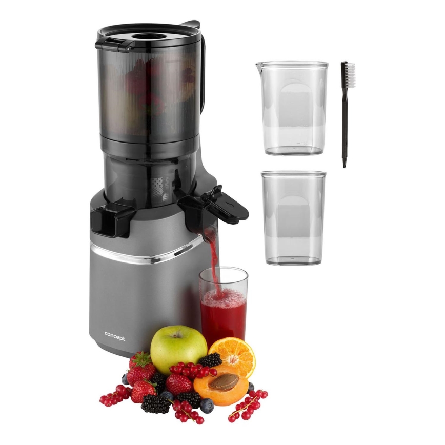 Concept LO7120 - Lēna sulas spiede JUICY 250W/230V pelēka