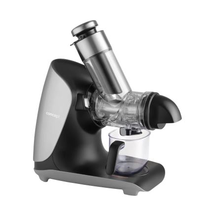 Concept LO7250 - Horizontālais skrūvveida sulu spiede 200W/230V melna/nerūsējošā tērauda