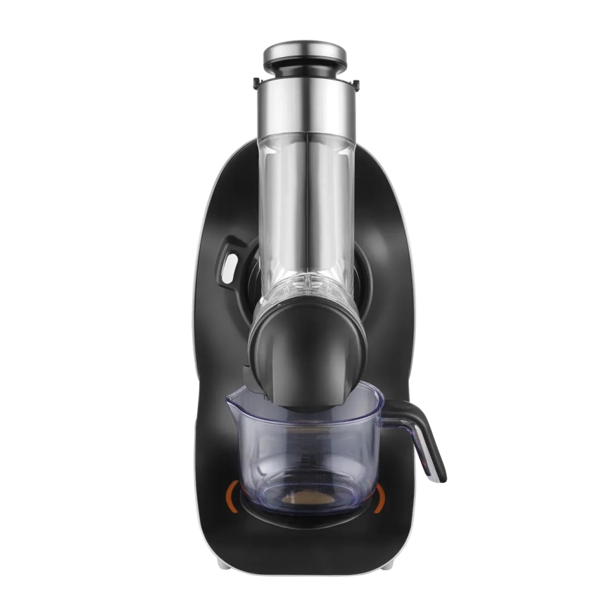 Concept LO7250 - Horizontālais skrūvveida sulu spiede 200W/230V melna/nerūsējošā tērauda