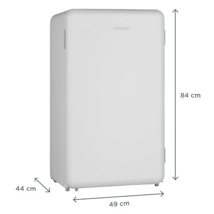Concept LTR3047whN - Retro ledusskapis 93 l balts