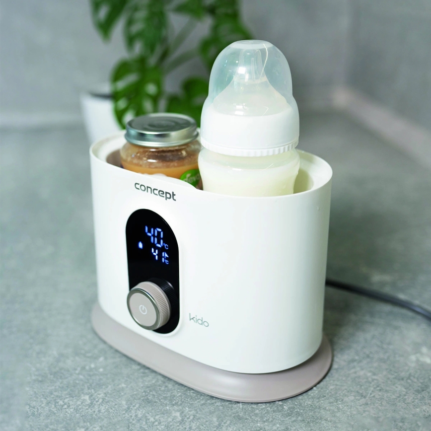 Concept OL4010 - Pudeles sildītājs 3‑vienā KIDO 200W/230V balts