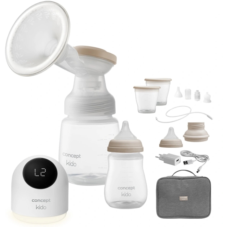 Concept OM4000 - Elektriskais KIDO 2-in-1 krūšu sūknis, balts