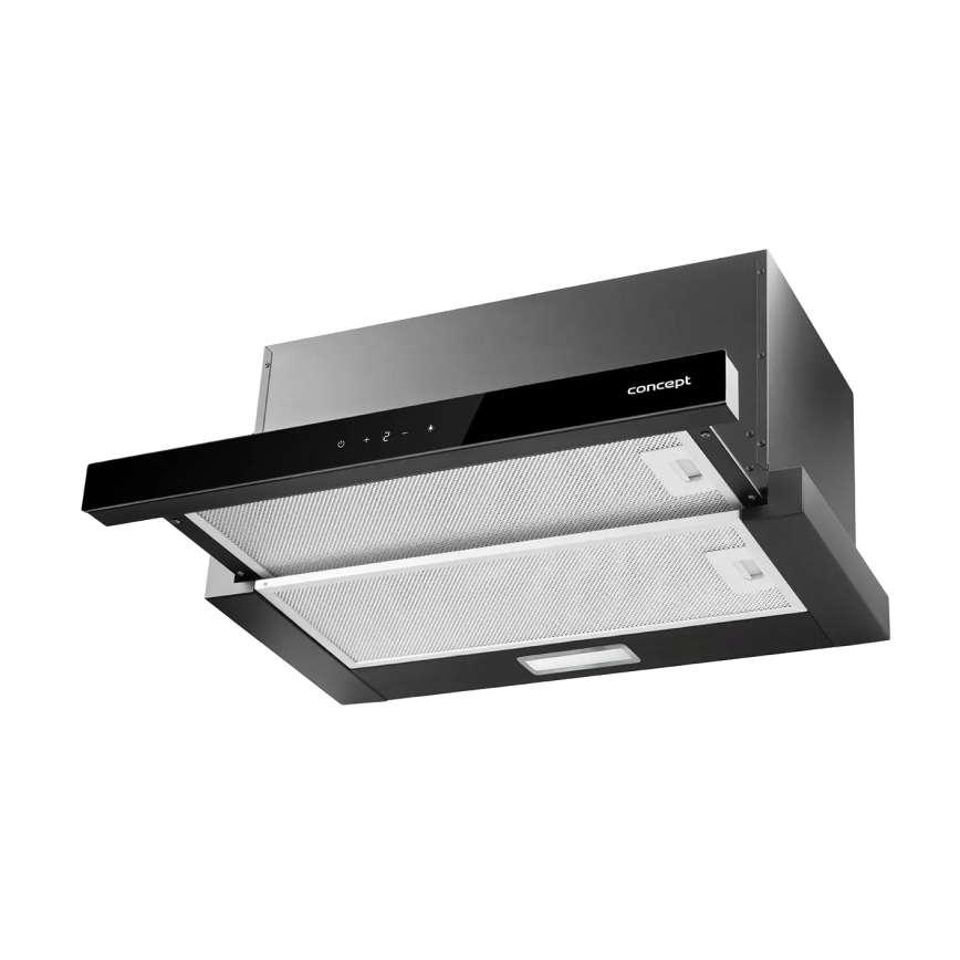 Concept OPV3860bc - Izvelkams virtuves nosūcējs 60 cm, melns