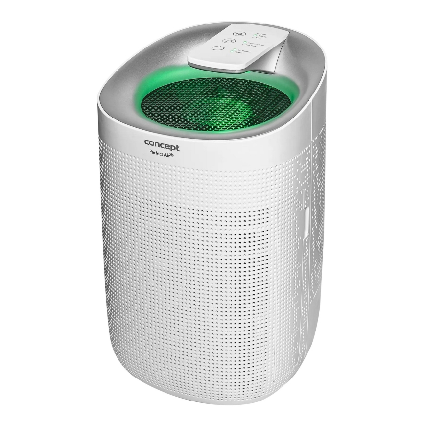 Concept OV1200 - mitruma nosūcējs un gaisa attīrītājs PERFECT AIR 1 l 45W/230V balts