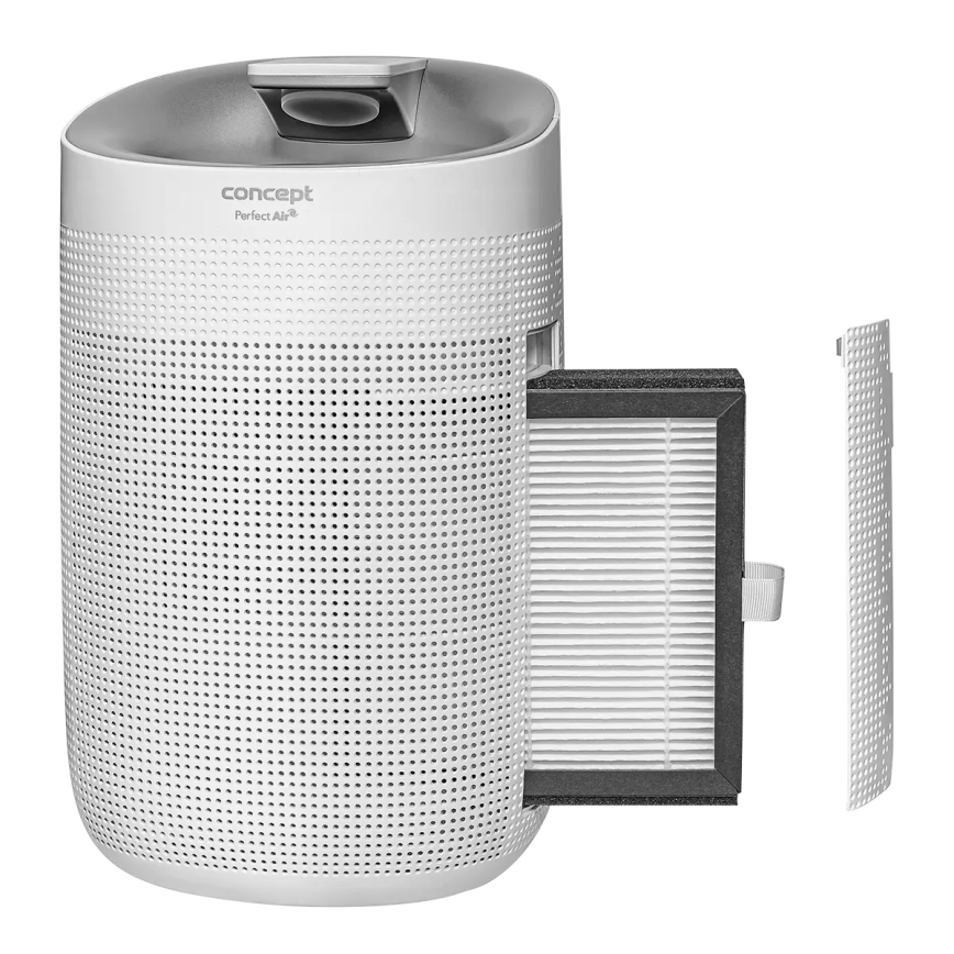 Concept OV1200 - mitruma nosūcējs un gaisa attīrītājs PERFECT AIR 1 l 45W/230V balts