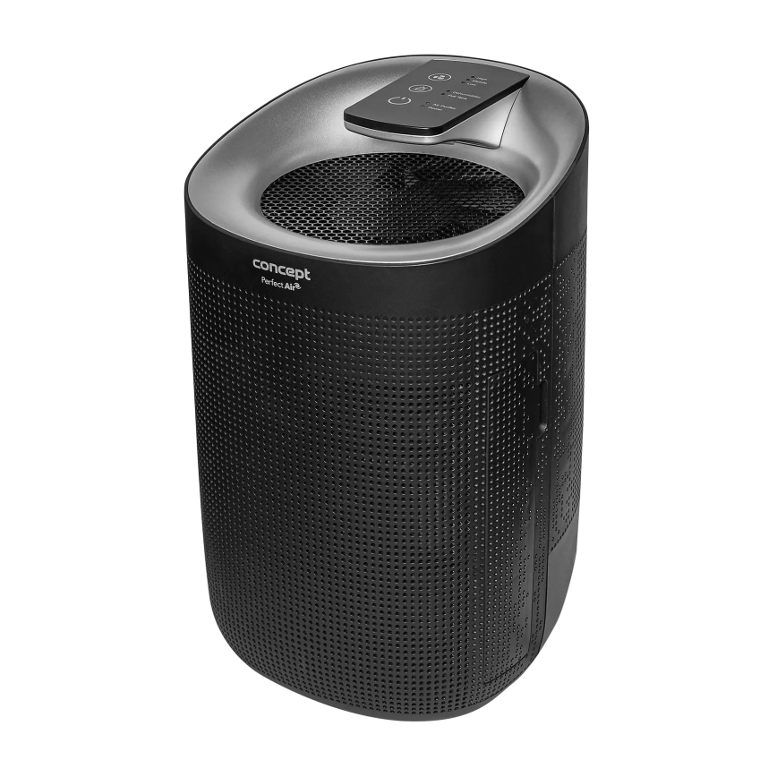 Concept OV1210 - Gaisa mitruma noņēmējs un gaisa attīrītājs PERFECT AIR 1 l 45W/230V melns