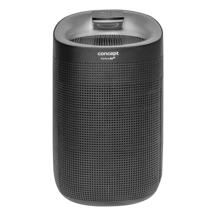 Concept OV1210 - Gaisa mitruma noņēmējs un gaisa attīrītājs PERFECT AIR 1 l 45W/230V melns