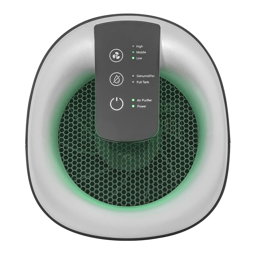 Concept OV1210 - Gaisa mitruma noņēmējs un gaisa attīrītājs PERFECT AIR 1 l 45W/230V melns