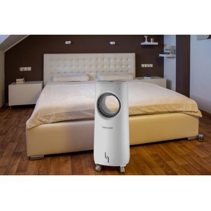 Concept OV5220 - Multifunkcionāls mobilais gaisa dzesētājs 4 vienā 5 l 80W/230V balts + tālvadības pults
