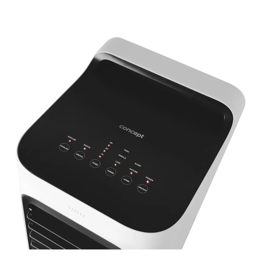 Concept OV5230 - Mobilais gaisa dzesētājs 2 vienā 6 l 80W/230V balts + tālvadība