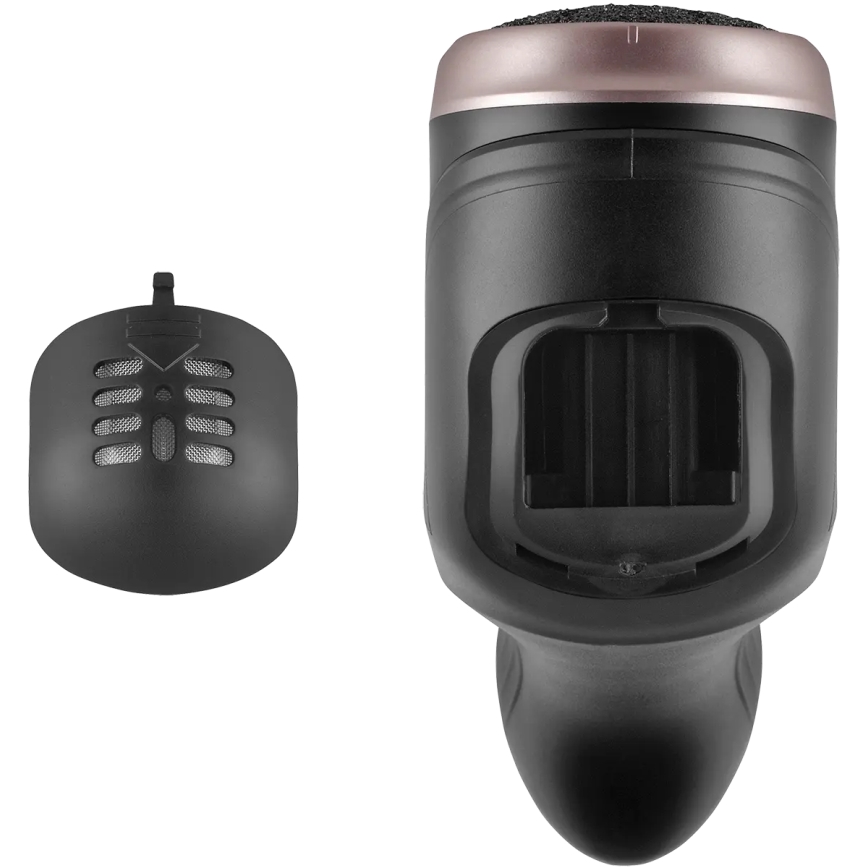 Concept PN3020 - Elektriska papēdu vīle PERFECT SKIN 5V 1200 mAh IPX6 melna/rozā zelts