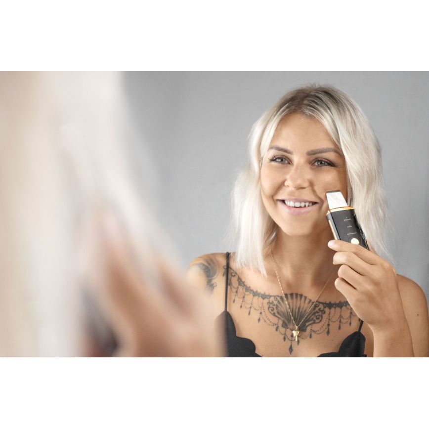 Concept PO2060 - Ultraskaņas sejas tīrīšanas ierīce PERFECT SKIN 3,5W/5V USB 500 mAh IPX6 melna