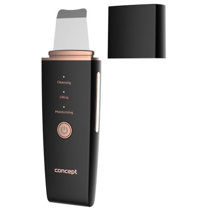 Concept PO2060 - Ultraskaņas sejas tīrīšanas ierīce PERFECT SKIN 3,5W/5V USB 500 mAh IPX6 melna