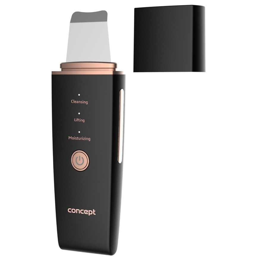 Concept PO2060 - Ultraskaņas sejas tīrīšanas ierīce PERFECT SKIN 3,5W/5V USB 500 mAh IPX6 melna