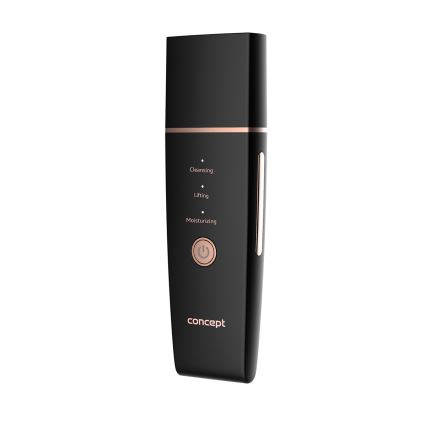 Concept PO2060 - Ultraskaņas sejas tīrīšanas ierīce PERFECT SKIN 3,5W/5V USB 500 mAh IPX6 melna