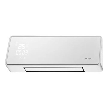 Concept QH4000 - Elektriskais sildītājs 1000/2000W IP22 balts + tālvadības pults