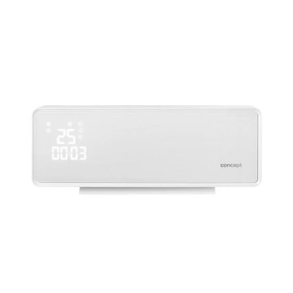 Concept QH4000 - Elektriskais sildītājs 1000/2000W IP22 balts + tālvadības pults