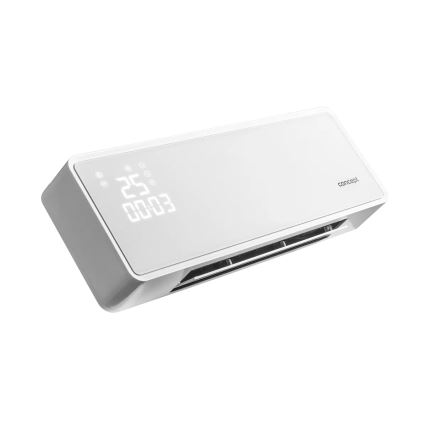 Concept QH4000 - Elektriskais sildītājs 1000/2000W IP22 balts + tālvadības pults