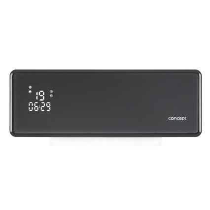 Concept QH4100 - Elektriskais sildītājs 1000/2000W Wi-Fi IP22 pelēks + tālvadības pults