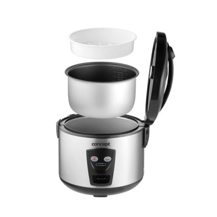 Concept RE2020 - Rīsu vārāmais 2 vienā 650W/230V 1,5 l nerūsējošais tērauds/melns