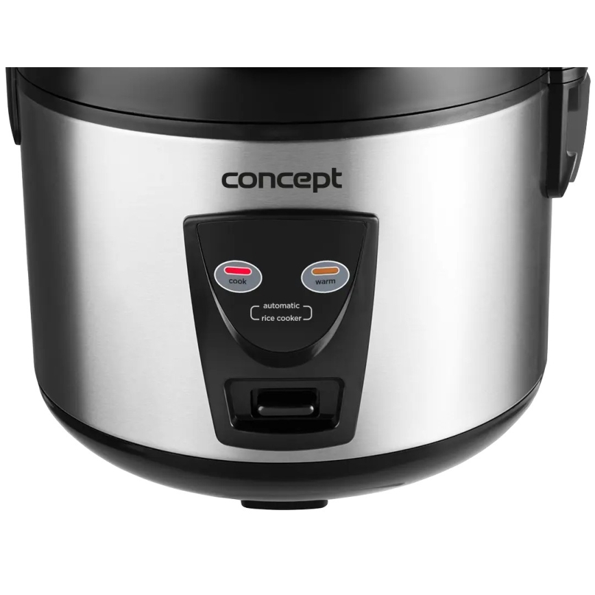 Concept RE2020 - Rīsu vārāmais 2 vienā 650W/230V 1,5 l nerūsējošais tērauds/melns