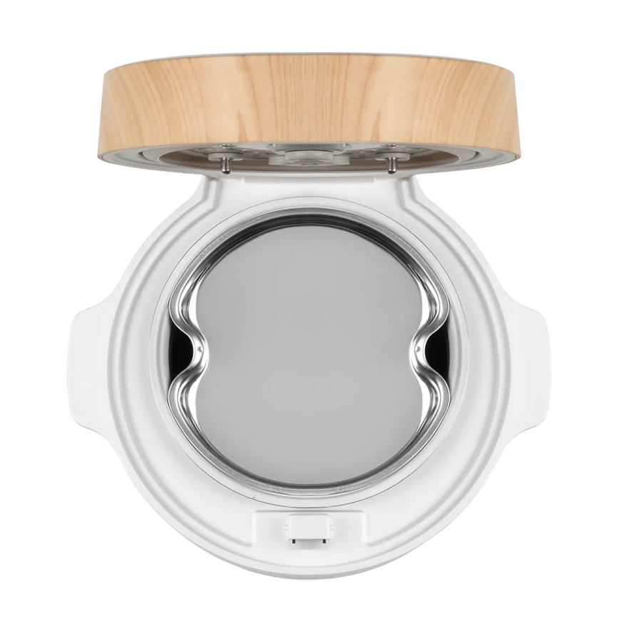 Concept RE3030 - Digitālais rīsu vārītājs 2 vienā 380W/230V 1,5 l balts/koka dekors