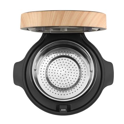 Concept RE4040 - Digitālais rīsu vārāmais 2 vienā 450W/230V 2 l melns/koka dekors