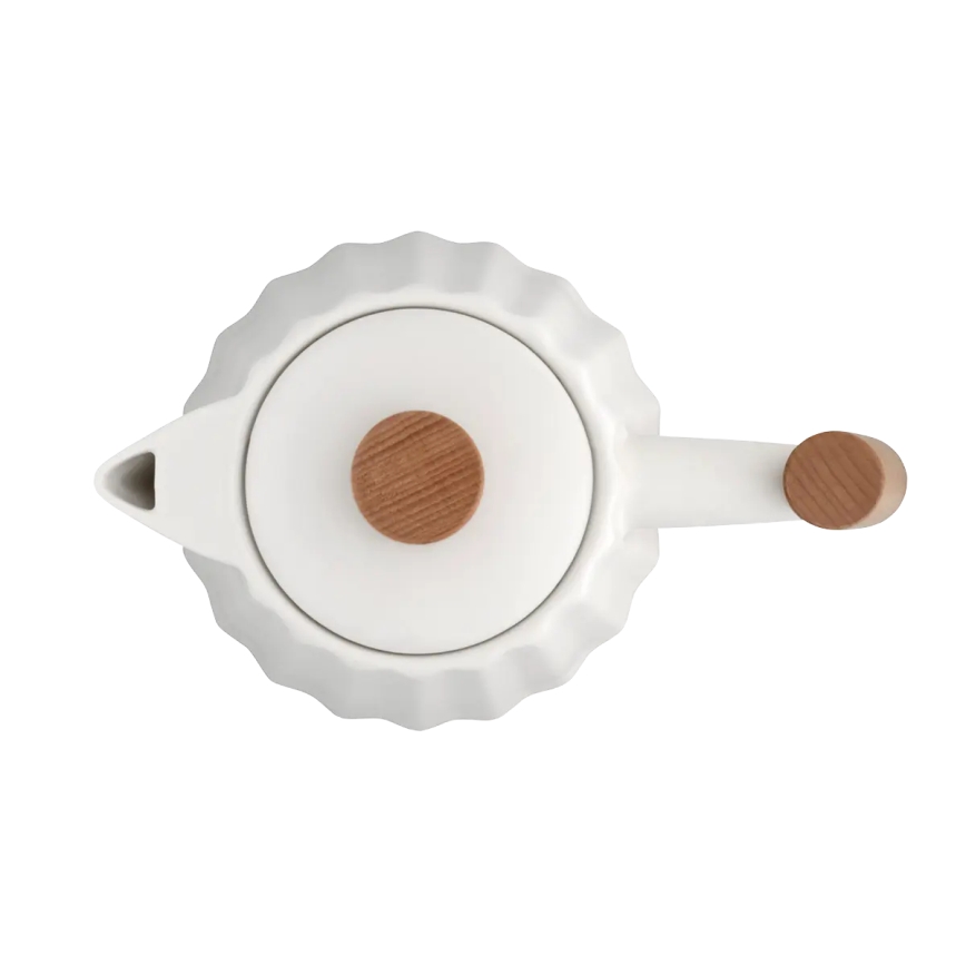 Concept RK0090 - ātrā elektriskā tējkanna 1,5 l 1500W/230V balta/koka dekors/keramika