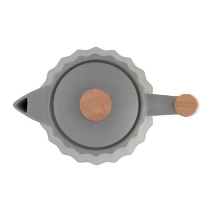 Concept RK0092 - Ātrā elektriskā tējkanna 1,5 l 1500 W/230 V tumši pelēka/koka dekors/keramika