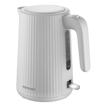 Concept RK2390 - Ātrā elektriskā tējkanna 1,7 l 2200W/230V balta