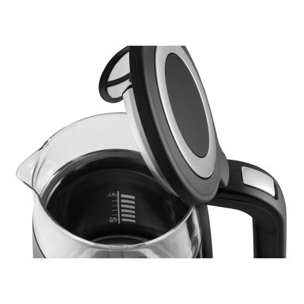 Concept RK4100 - Elektriskā tējkanna ar termostata regulēšanu 1,7 l 2200W/230V melna