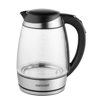 Concept RK4120 - Elektriskā tējkanna ar temperatūras regulāciju 1,7 l 2200W/230V no nerūsējošā tērauda