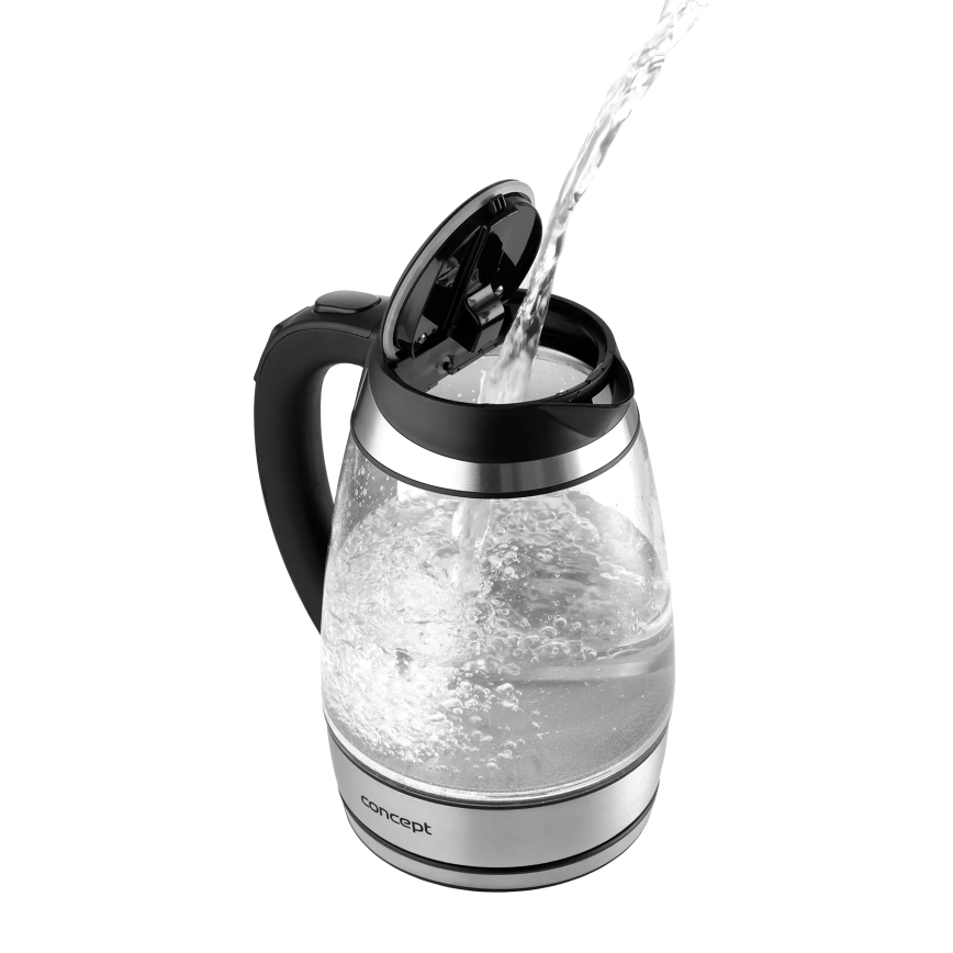 Concept RK4120 - Elektriskā tējkanna ar temperatūras regulāciju 1,7 l 2200W/230V no nerūsējošā tērauda