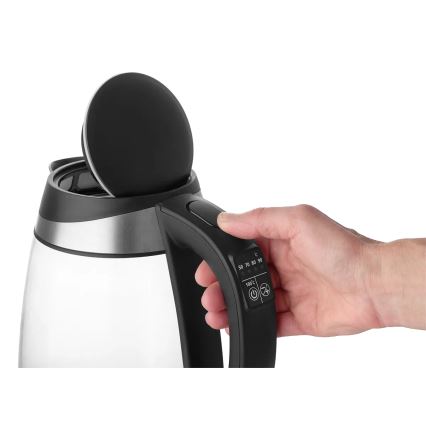 Concept RK4120 - Elektriskā tējkanna ar temperatūras regulāciju 1,7 l 2200W/230V no nerūsējošā tērauda