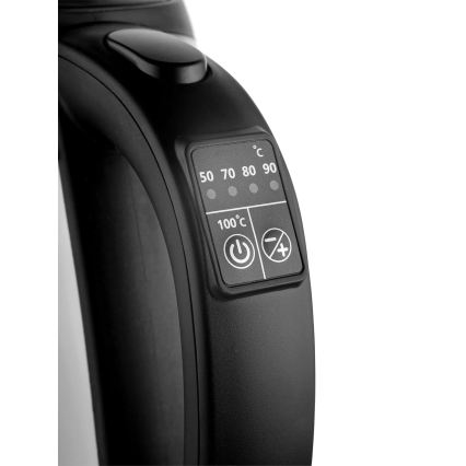 Concept RK4120 - Elektriskā tējkanna ar temperatūras regulāciju 1,7 l 2200W/230V no nerūsējošā tērauda