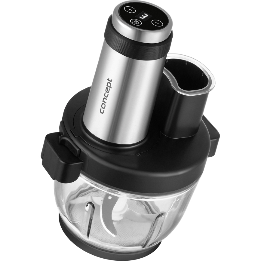 Concept RM3300 - Virtuves robots ar rīvi 1000W/230V melna/nerūsējošs tērauds