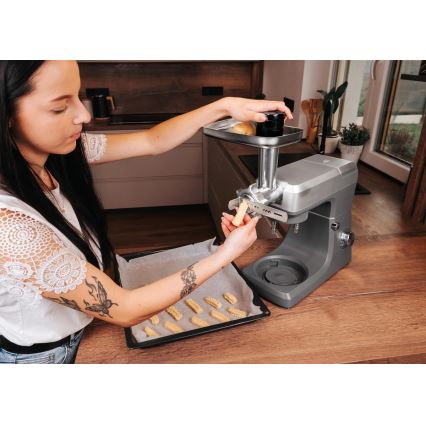 Concept RM6000 - virtuves planetārais robots DOUGH EXPERT 1900W/230V antracīts/nerūsējošais tērauds