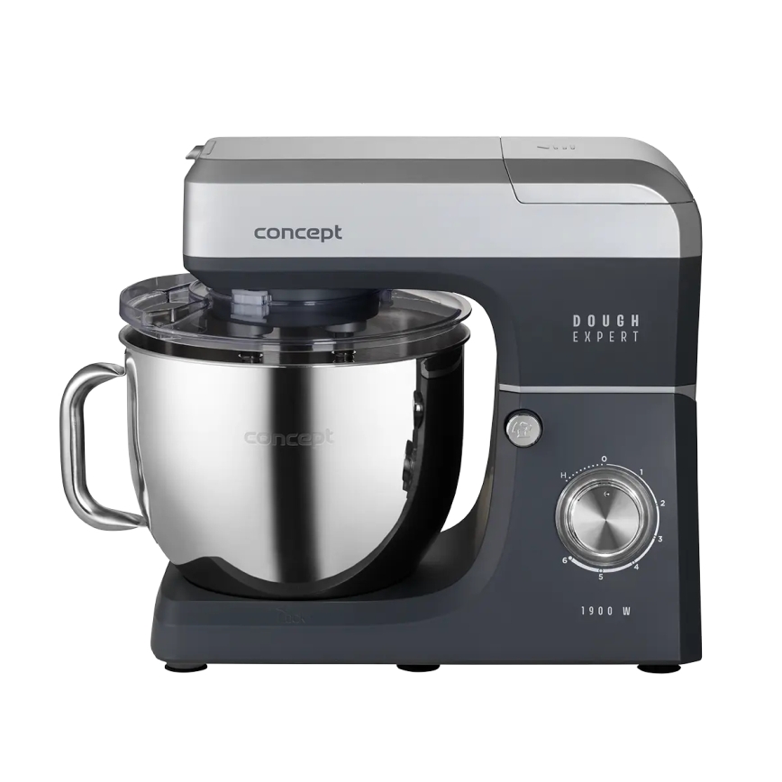 Concept RM6000 - virtuves planetārais robots DOUGH EXPERT 1900W/230V antracīts/nerūsējošais tērauds