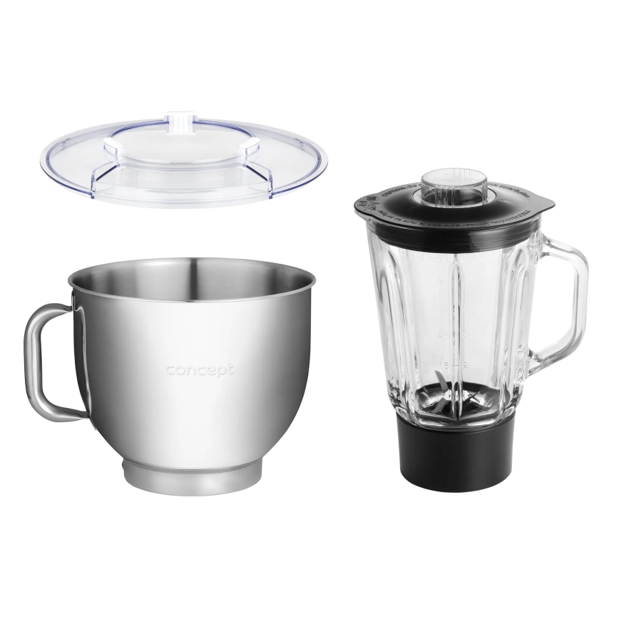 Concept RM6000 - virtuves planetārais robots DOUGH EXPERT 1900W/230V antracīts/nerūsējošais tērauds